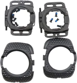 1 Pair Quick Release Cycling Shoes Cleats Self-Locking Pedal Aerodynamic for Wahoo for SpeedPlay for Zero (Black)