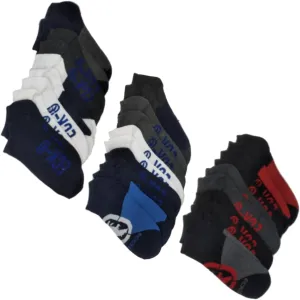 10 Pairs of Ecko Men's Basic Quick Dry No Show Athletic Socks 10-13