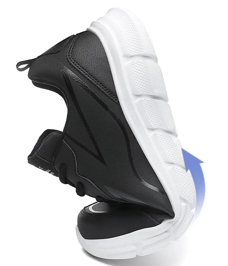 2024 WildKing Men's Leather Non-Slip Training Jogging Sneakers