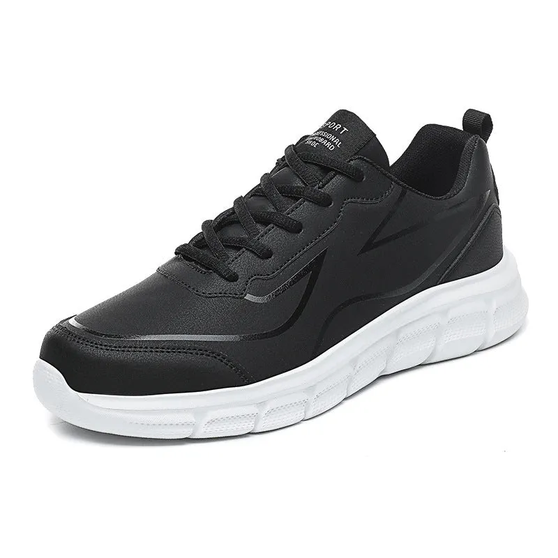 2024 WildKing Men's Leather Non-Slip Training Jogging Sneakers