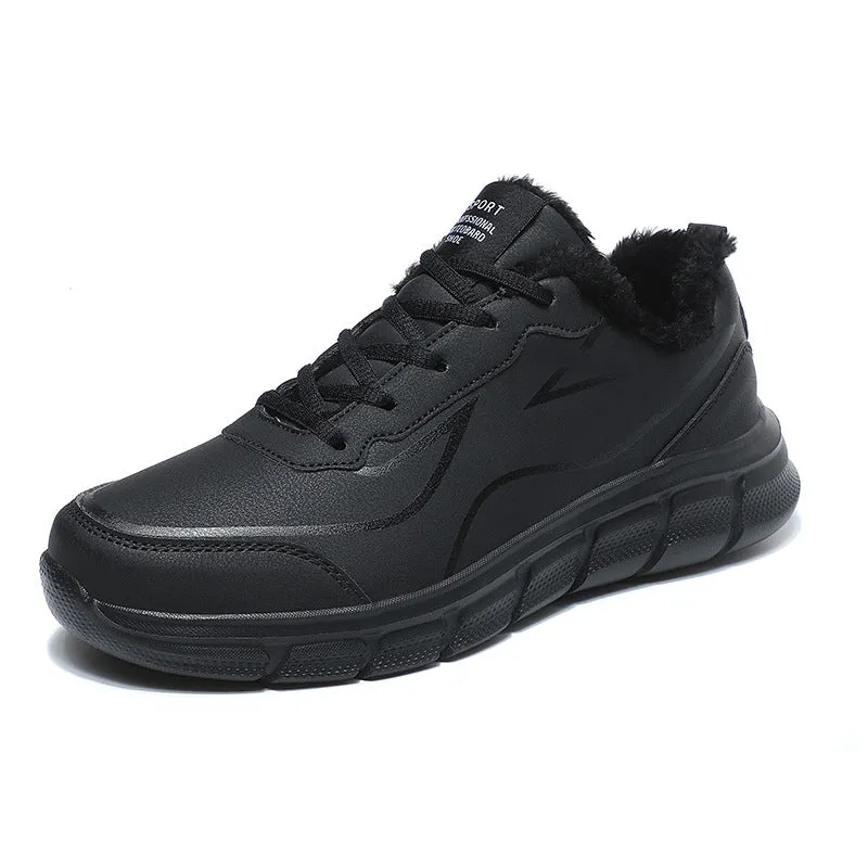2024 WildKing Men's Leather Non-Slip Training Jogging Sneakers