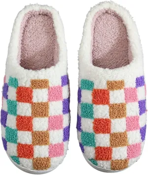 24 Years New Animal Fruit Slippers For Women Fluffy Plush Slippers Cute Cartoon House Slipper Fruit Slippers for Womens Mens Plush Soft Memory Foam House Shoes Women's Men's Cute Slippers