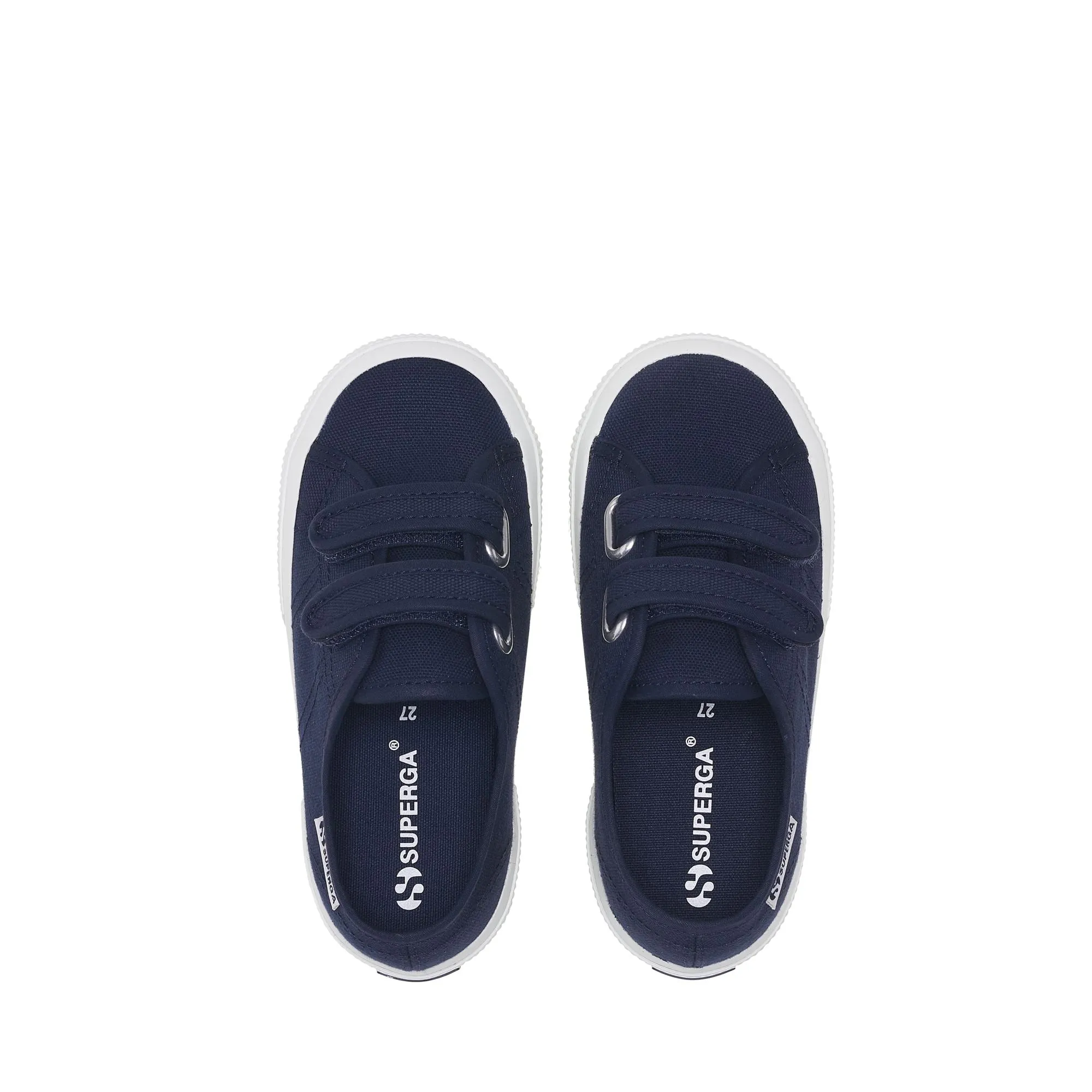 3750 LEGGERA KIDS STRAPS - Le Superga - Sneaker - Kid unisex - NAVY-FWHITE