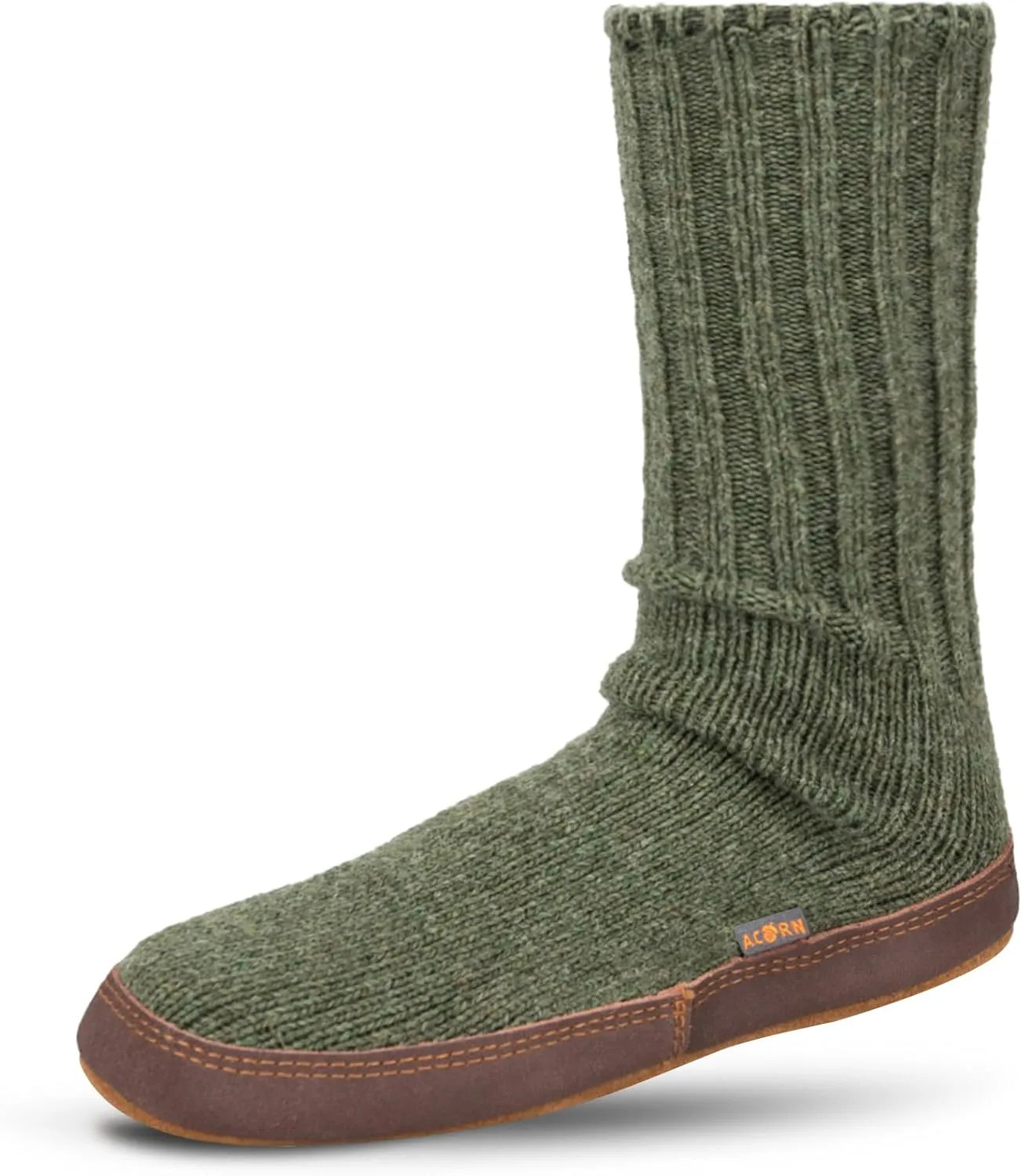 Acorn Mens and Womens Original Slipper Socks - Cloud Cushion, Ragg Wool, Moisture-Wicking, Suede Sole