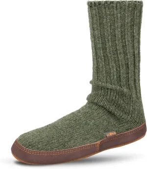 Acorn Mens and Womens Original Slipper Socks - Cloud Cushion, Ragg Wool, Moisture-Wicking, Suede Sole