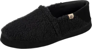 Acorn Men's Moc Slippers with Memory Foam Insole Suede Sidewall and Rubber Outsole (Tex/Polar)