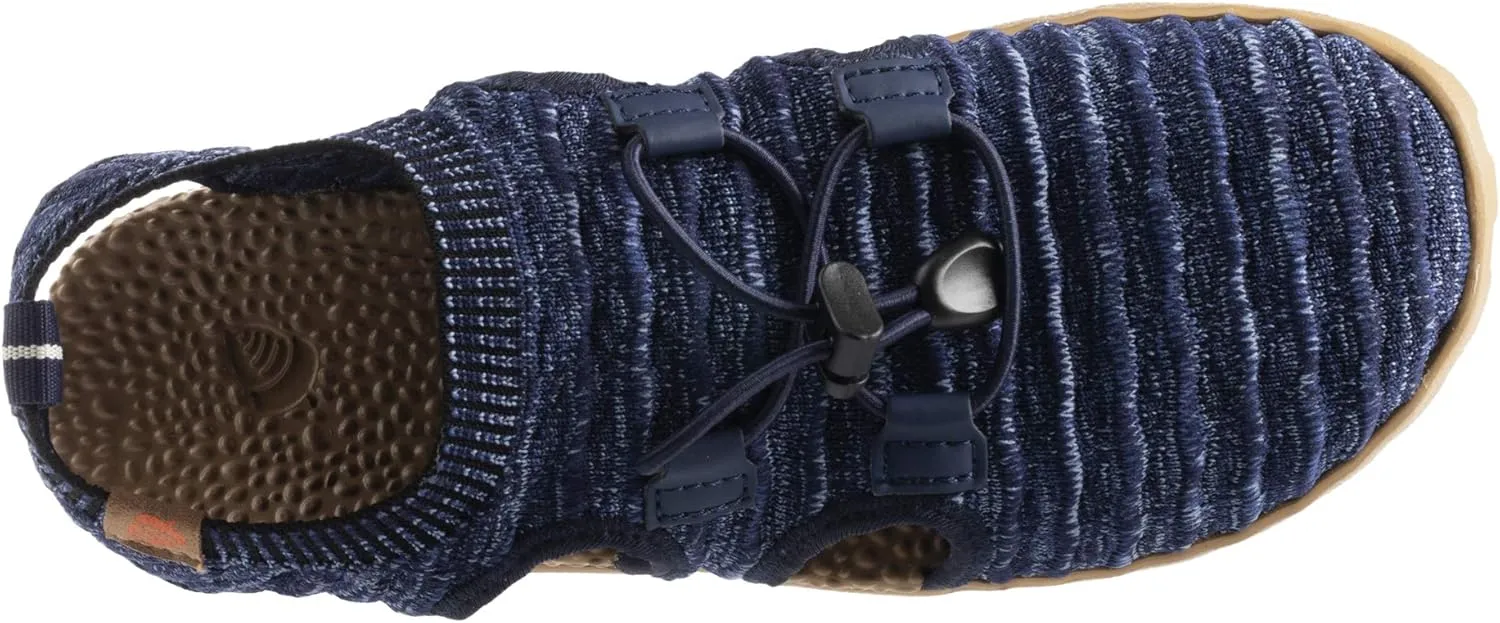 Acorn Women's Everywear Casco Sandal, lightweight with a cushioned footbed and a soft knit fabric