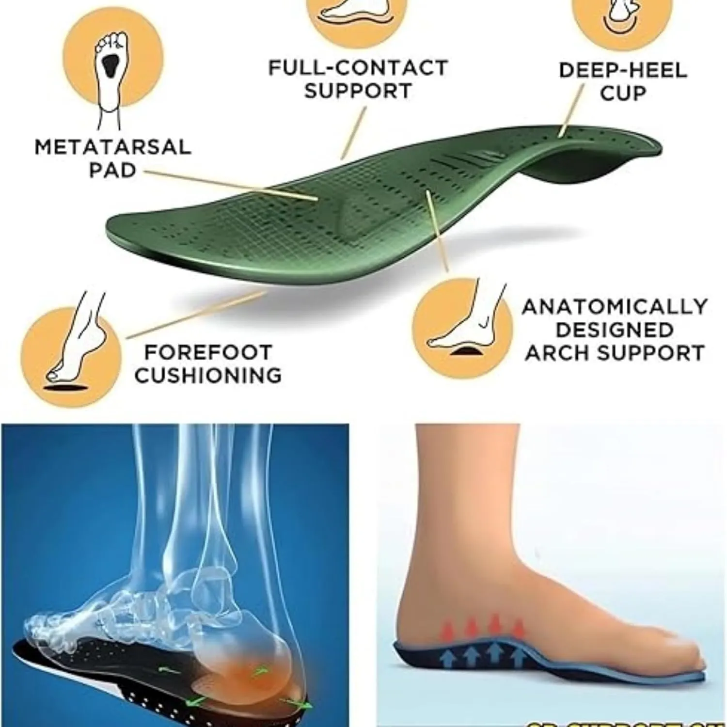 Addenno Womens Shoes, Women's Casual Breathable Slip on Orthopaedic Walking Sneakers, Moderatearch Support Mesh-Comfortable Workout Sneaker