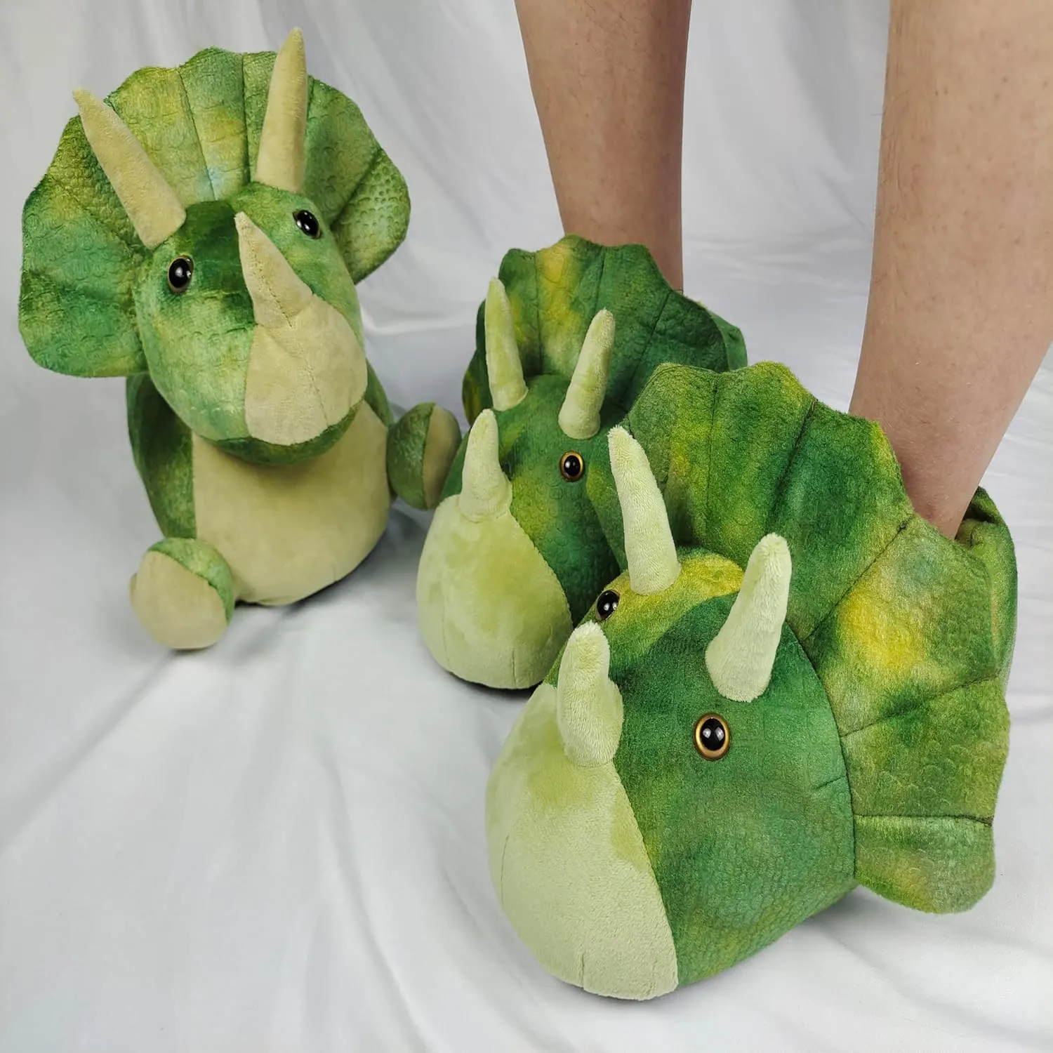 Adult warm hippo slippers, tiger, dinosaur, elephant, bee cotton slippers, animal slipper