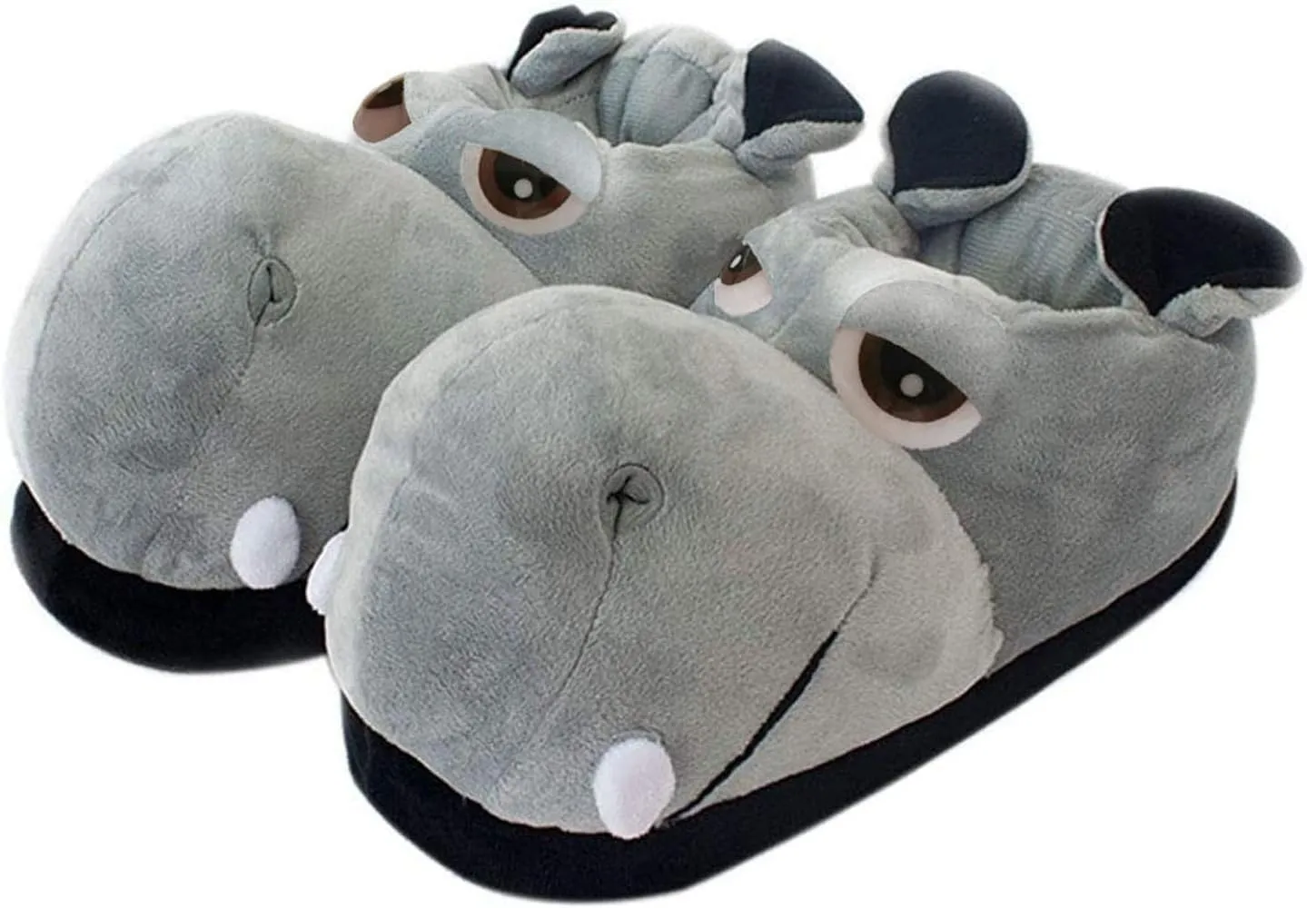 Adult warm hippo slippers, tiger, dinosaur, elephant, bee cotton slippers, animal slipper