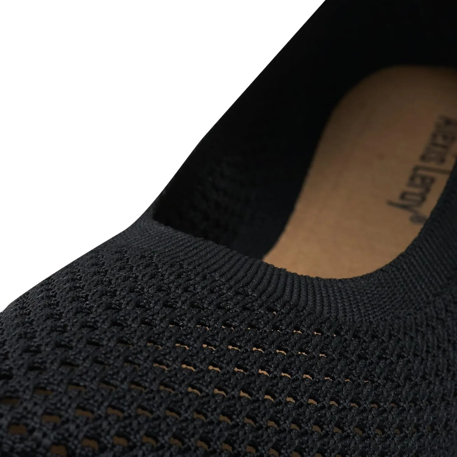 Alexis Leroy Women's Loafer Mesh-Breathable Walking Shoes Slip On Casual Elastic Knit Lightweight Dressy Ballet Shoes