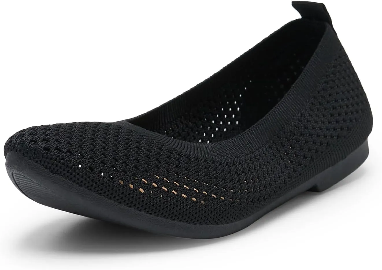Alexis Leroy Women's Loafer Mesh-Breathable Walking Shoes Slip On Casual Elastic Knit Lightweight Dressy Ballet Shoes