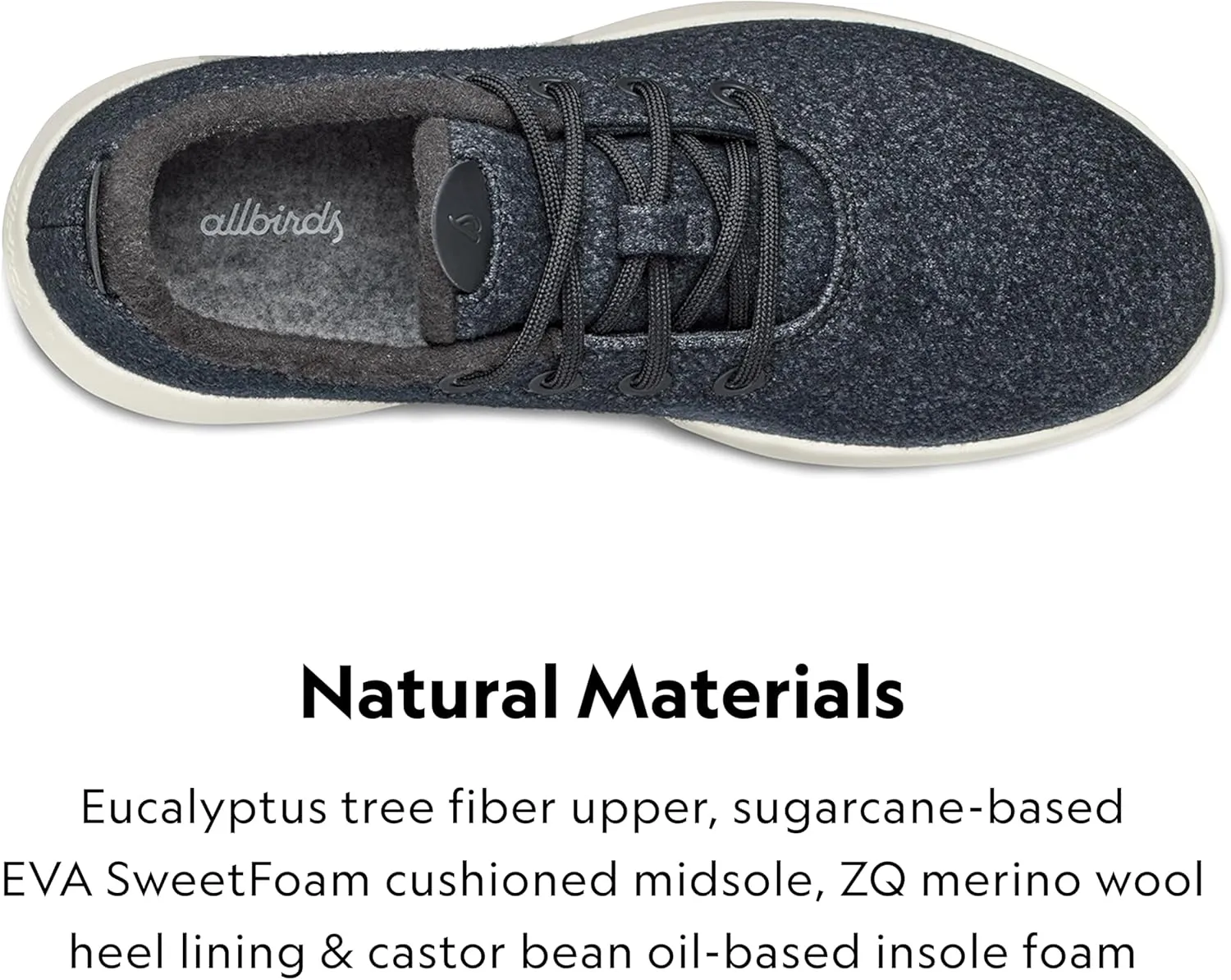 Allbirds Men’s Wool Runner Mizzles Water-Repellent Breathable Casual Walking Sneakers Made with Eco-Friendly Merino Wool