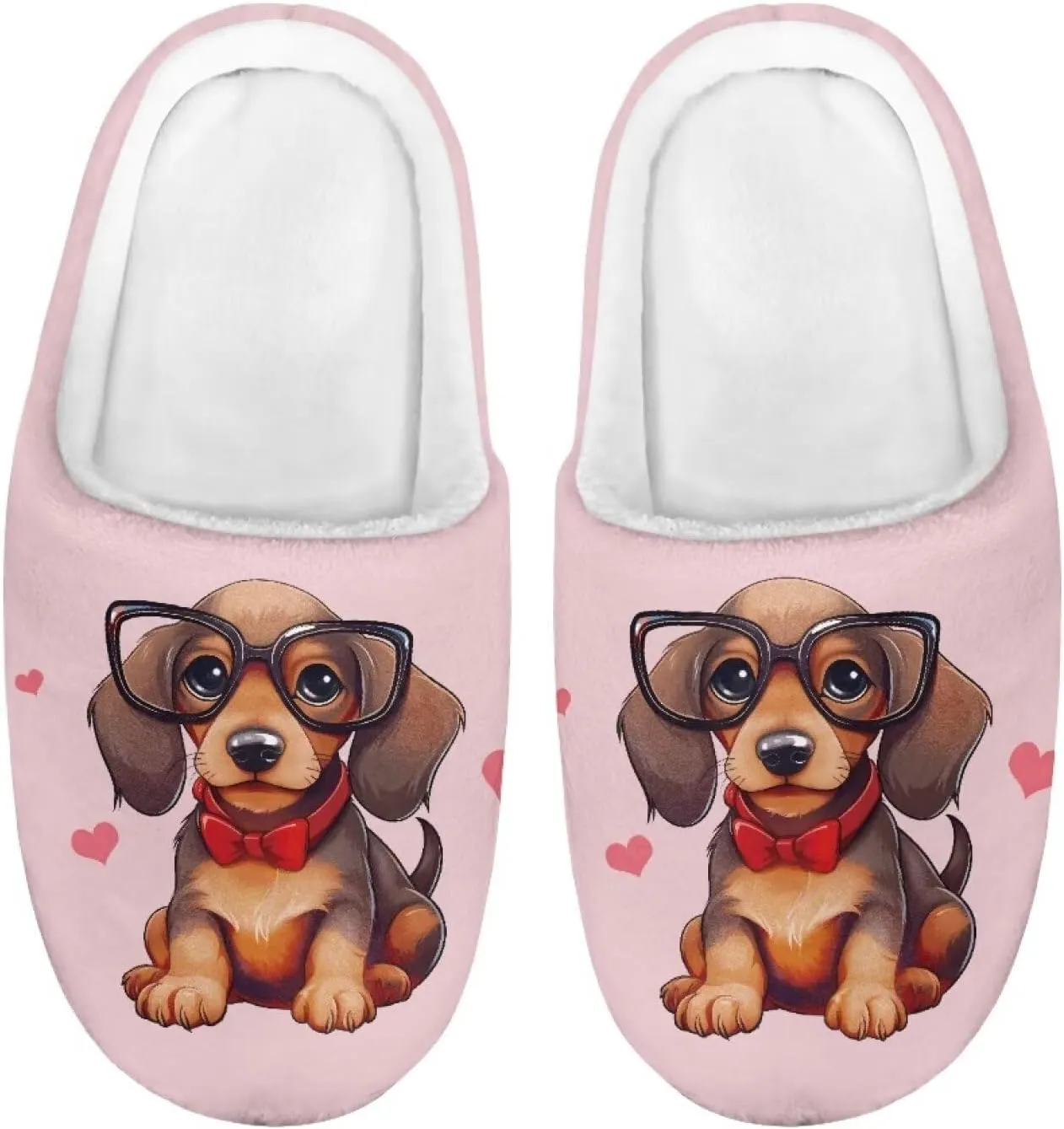 Animal Cotton Slippers for Kid Slip-On Plush Slippers Breathable Comfort Cozy Outdoor Bedroom Plush Slipper for Kids