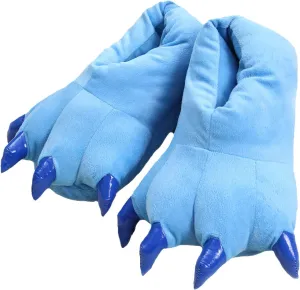 Animal paws plush cotton slippers men and women universal soft paws home cotton shoes