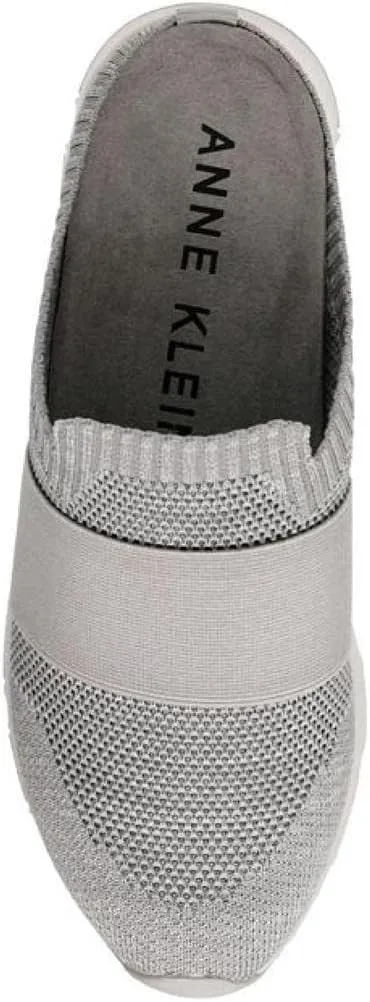 Anne Klein Women's On The Go Knit Slip-on Causal Fashion Mule Sneaker
