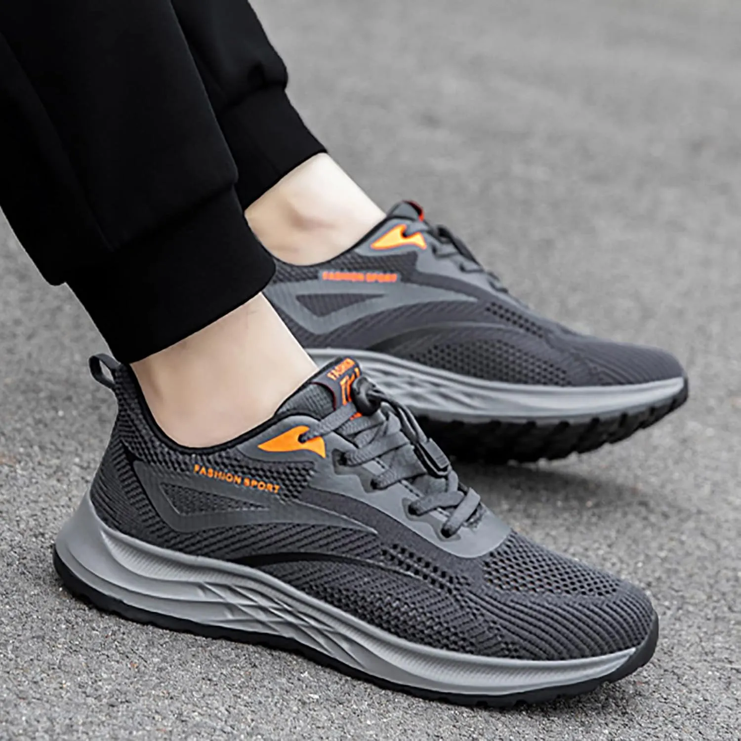 Arch Support Hiking Shoes for Men Recovery Air Athletic Running Tennis Shoe Men's Classic Casual Walking Shoes