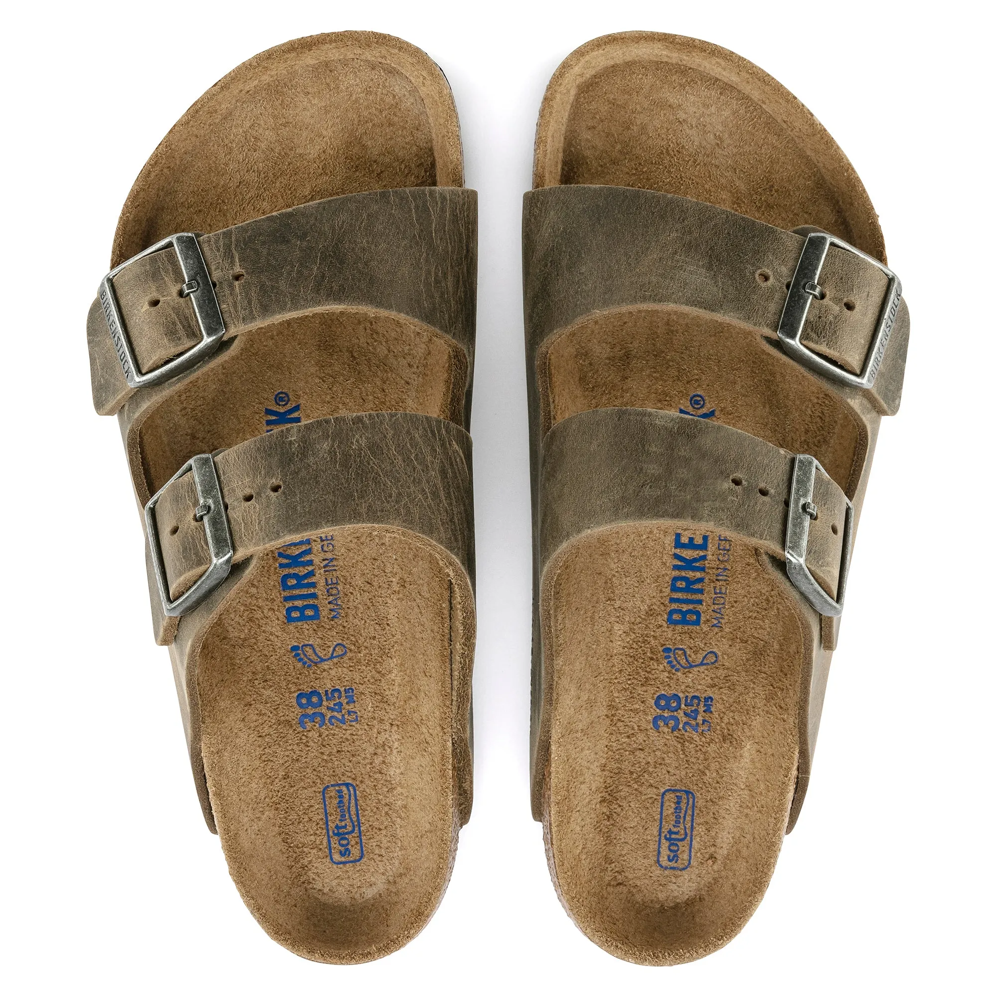 ARIZONA SOFT - FADED KHAKI - OIL LEATHER