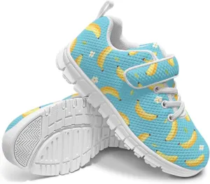 Athletic Sneaker for Boys,Girls Non-Slip Mesh Sneakers with White Sole,Children's Single Buckle Sneakers as Gifts
