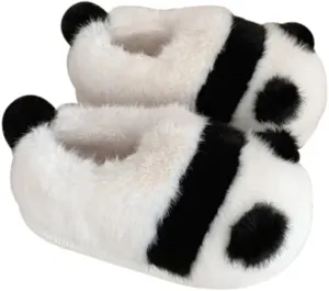 Autumn and Winter Men's and Women's Indoor and Outdoor Plush Sheep Slippers, Bear Pig Slippers. Cute animal slippers. Soft and comfortable warm plush shoes.