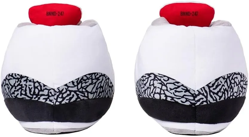 Banned Goods Sneaker Slippers - CEMENT Collection Unisex One-Size