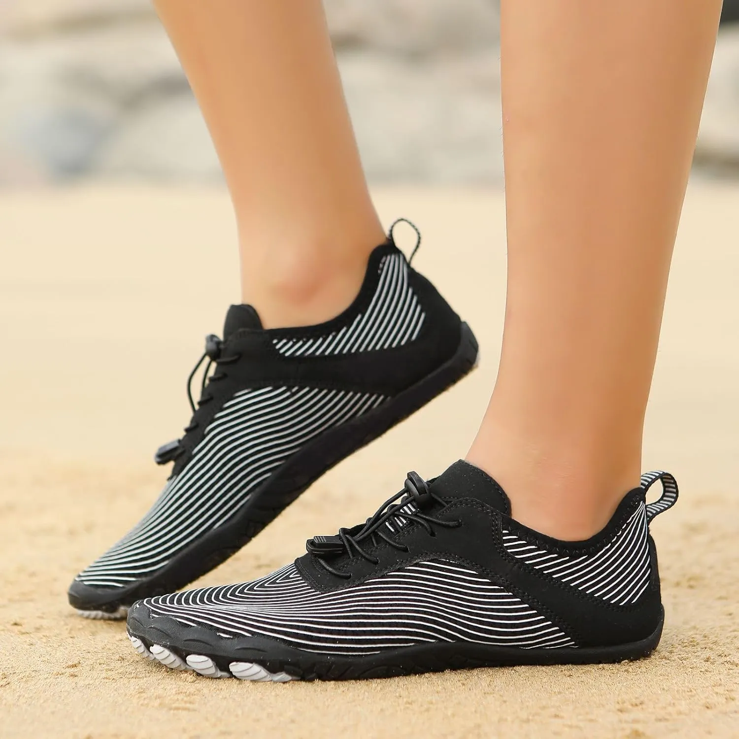 Barefoot Shoes for Women Men Non-Slip Grounded Footwear Quick Dry Lightweight Wide Toe Box Shoes Breathable Trainer Running Healthy Beach Pool Swim Surf Hiking Sneaker