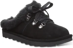 Bearpaw Cedar Women's Suede Slipper Shoes Black - 7 Medium