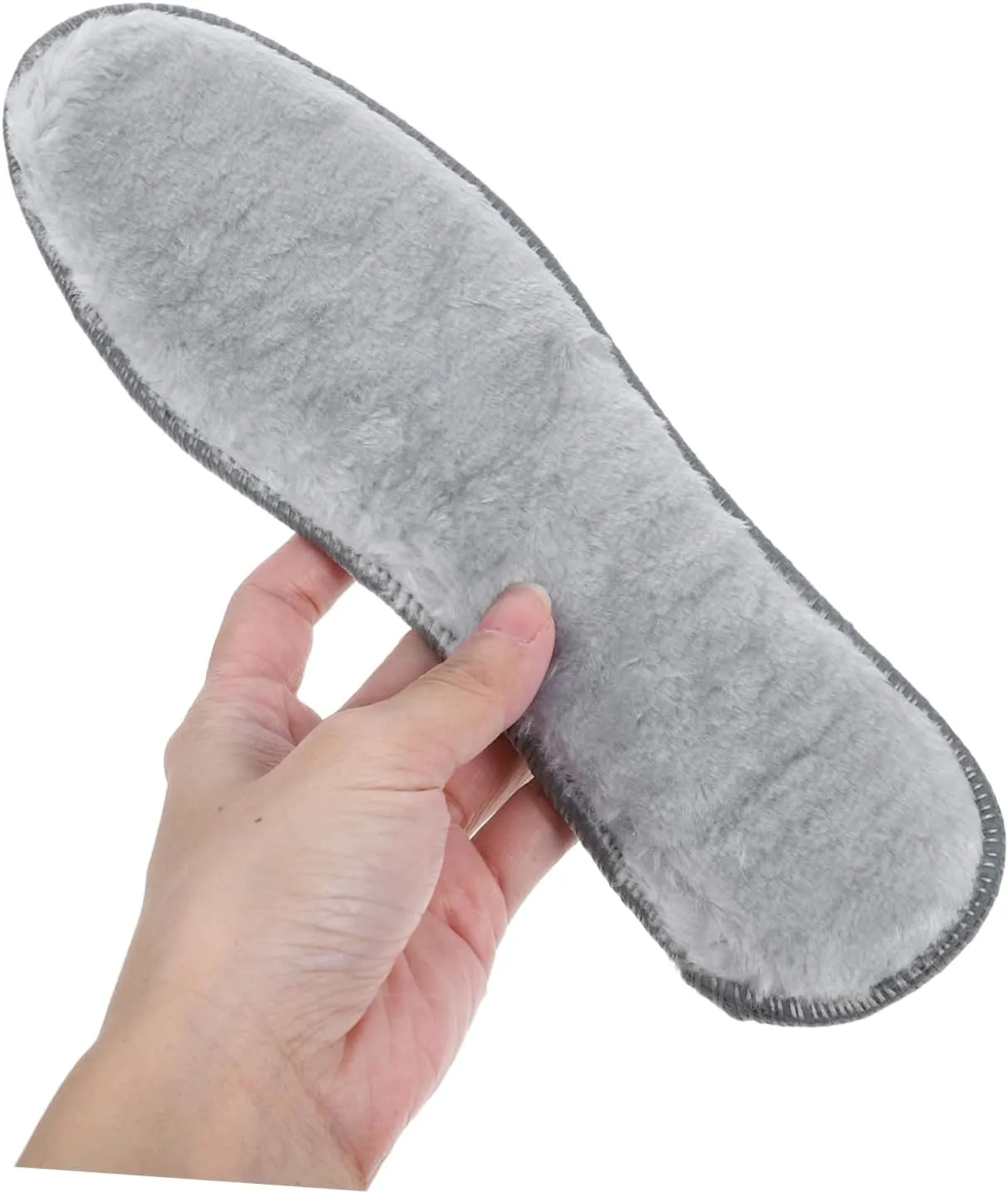 BESTYASH 4 Pairs Winter Thermal Insoles for Women Thickened Fluffy Shoe Inserts Cozy Warm Boot Liners Non Slip Design for Cold Weather Footwear