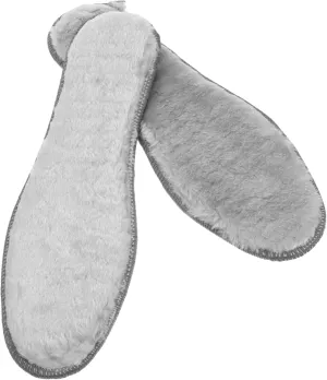 BESTYASH 4 Pairs Winter Thermal Insoles for Women Thickened Fluffy Shoe Inserts Cozy Warm Boot Liners Non Slip Design for Cold Weather Footwear