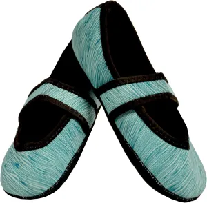 Betsy Lou Women's Slippers, Foldable, Flexible Flats, Slipper Socks, Travel Slippers, Exercise Shoe, Dance Shoe, Yoga Socks, House Shoes, Indoor Shoes
