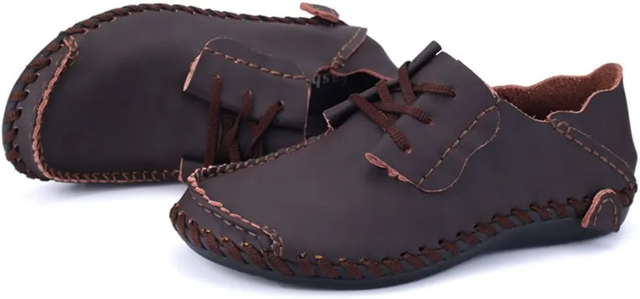 BIFINI Mens Fashion Outdoor Cowhide Driving Moccasins Shoes