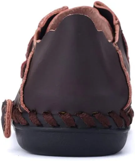 BIFINI Mens Fashion Outdoor Cowhide Driving Moccasins Shoes