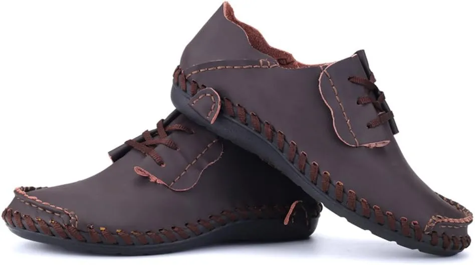 BIFINI Mens Fashion Outdoor Cowhide Driving Moccasins Shoes