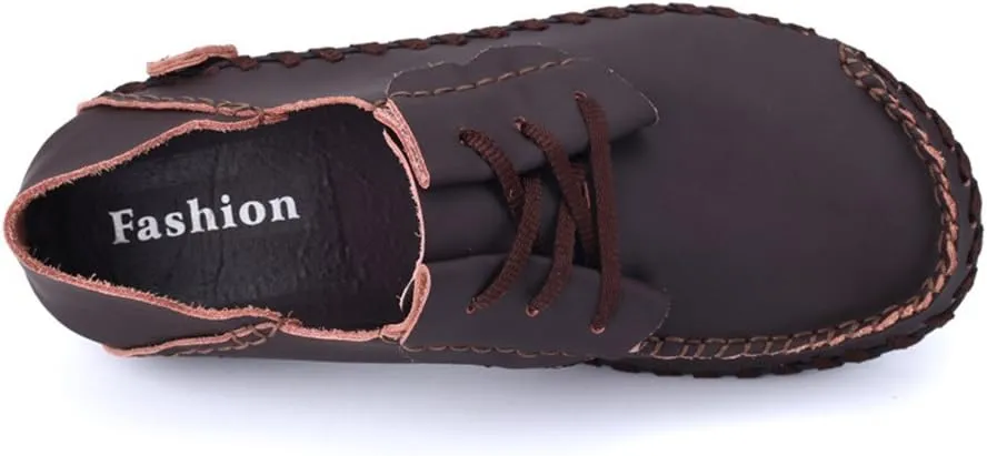BIFINI Mens Fashion Outdoor Cowhide Driving Moccasins Shoes