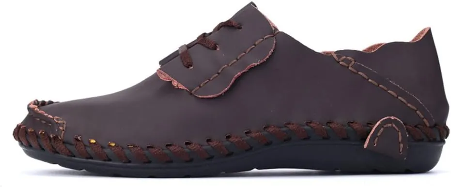 BIFINI Mens Fashion Outdoor Cowhide Driving Moccasins Shoes