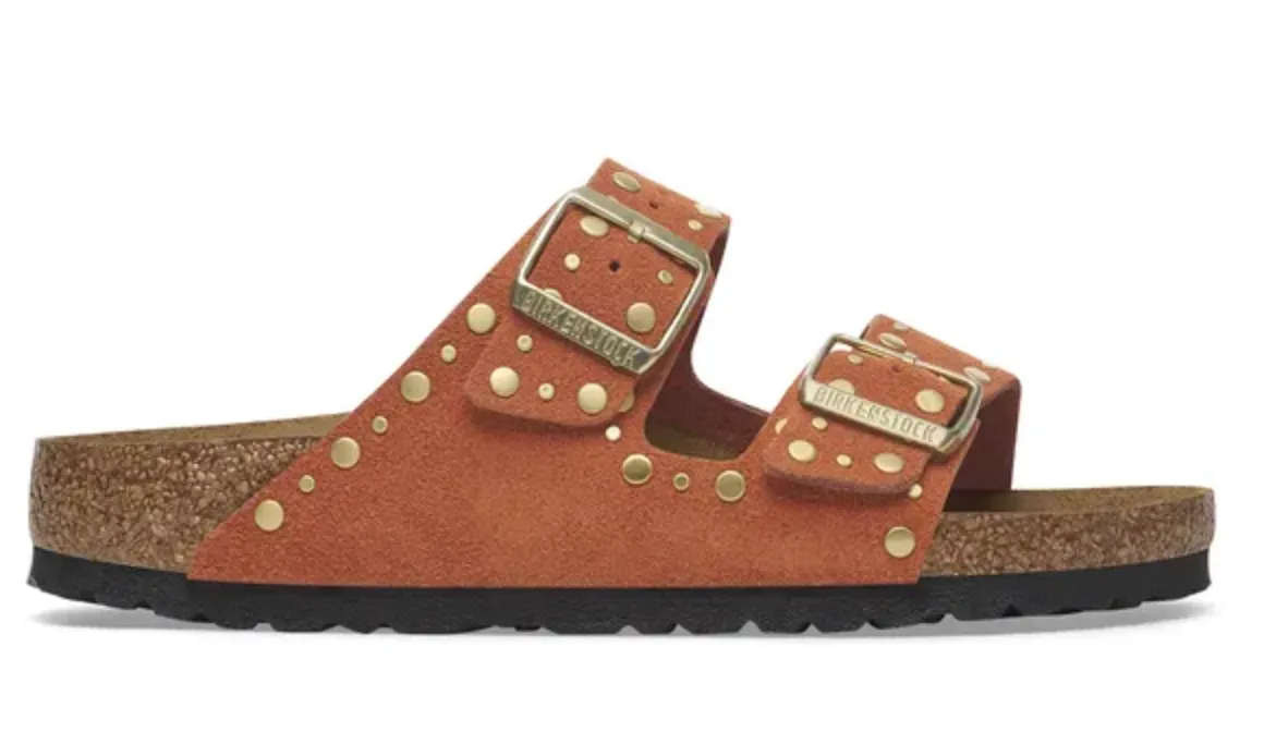 Birkenstock Arizona Rivet Dark Rust Sandals