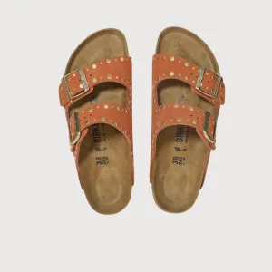 Birkenstock Arizona Rivet Dark Rust Sandals