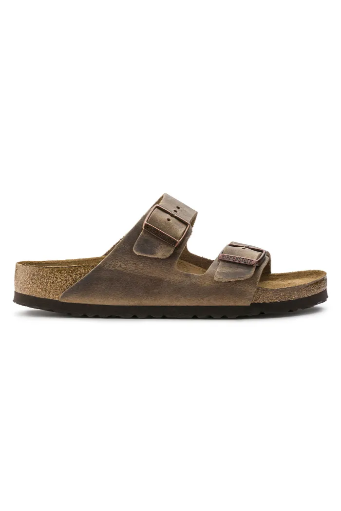 Birkenstock Arizona Soft Footbed Regular Width in Tobacco Brown