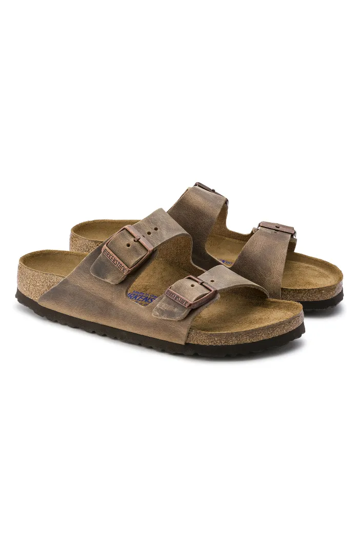 Birkenstock Arizona Soft Footbed Regular Width in Tobacco Brown