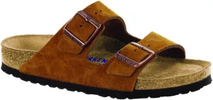 Birkenstock Women's Arizona Soft Footbed Sandals, Mink, Tan, 11-11.5 Narrow US