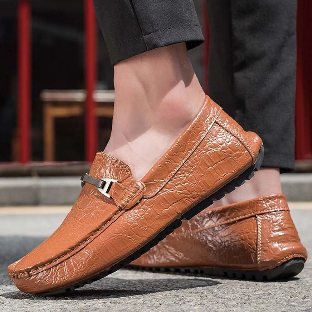 Bitiger Loafers Shoes for Men Comfortable Casual Slip on Shoes Slip-on Driving Loafers - Breathable Durable & Anti-Slip Male Business Work Penny