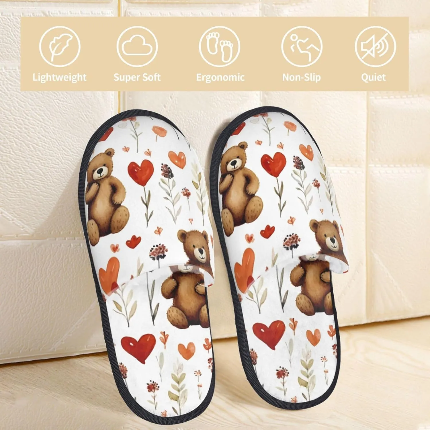 Blue Purple Nebula Slipper Fluffy House Slipper Cozy Fluffy Slipper for Home Office Travel Hotel