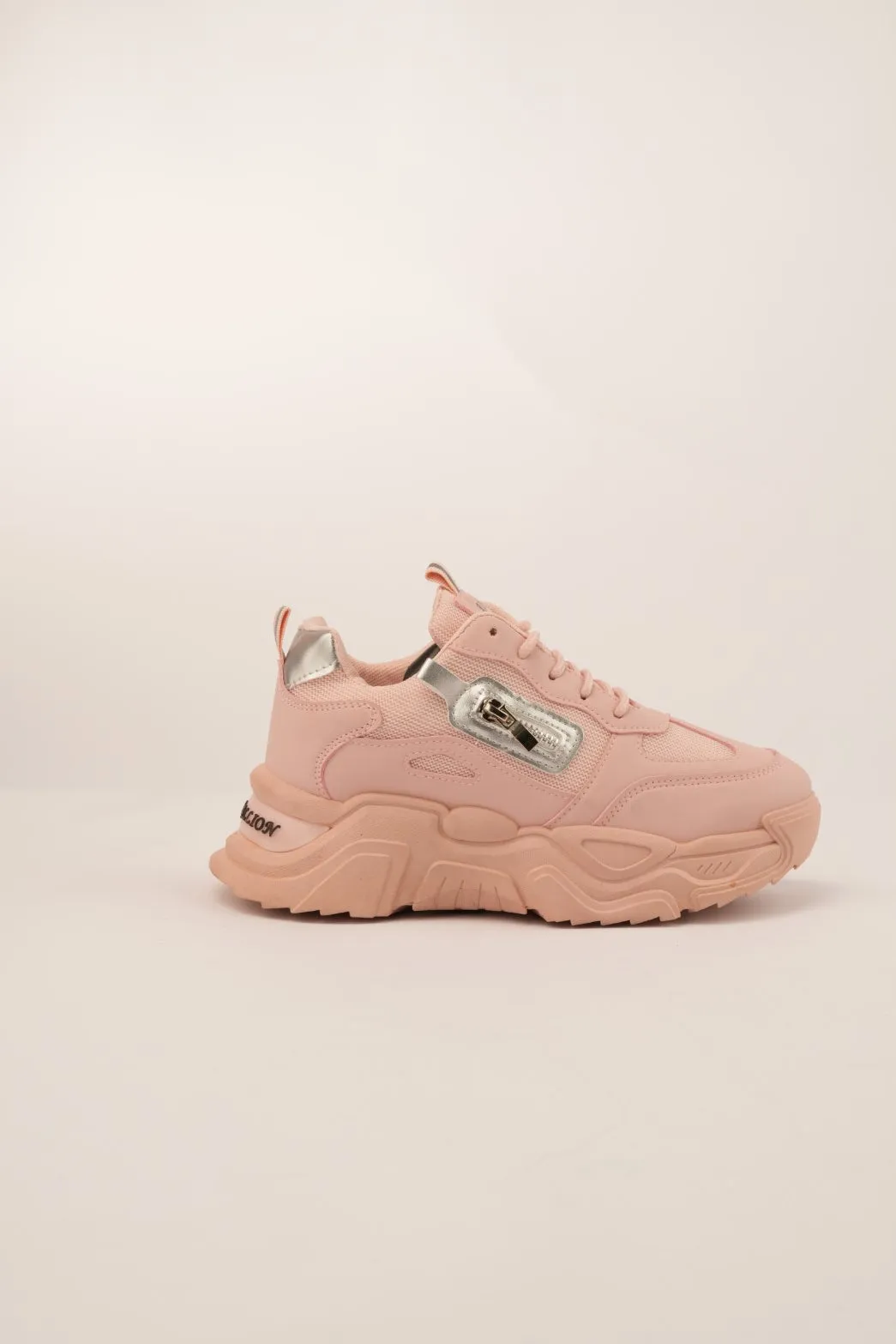 Blush Burst Chunky Sneakers - Dusty Rose