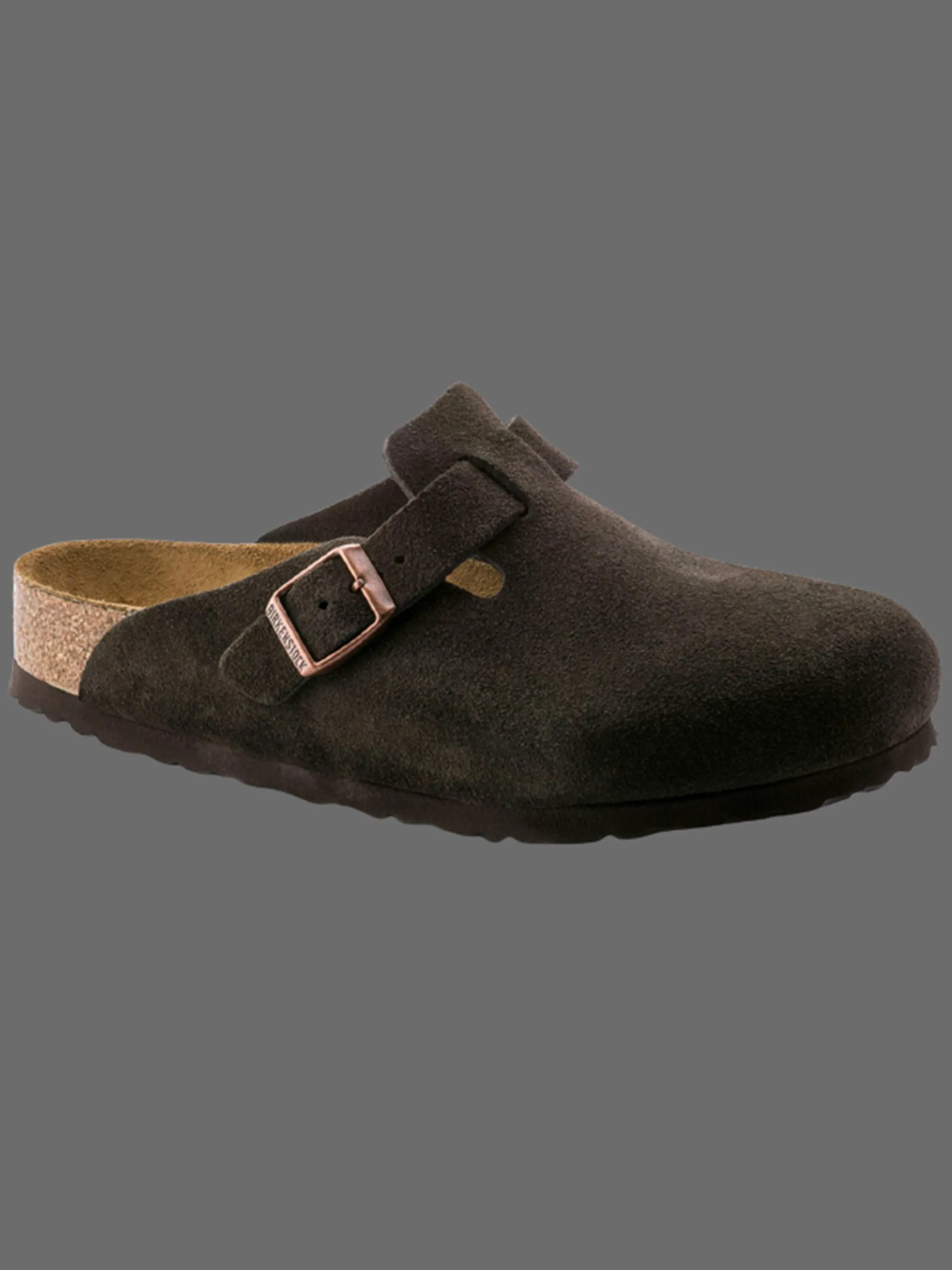 Boston Soft Footbed Suede Leather - Mocca
