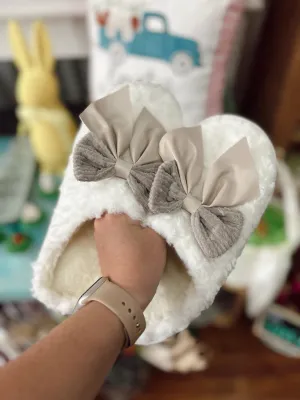 Bow Slippers
