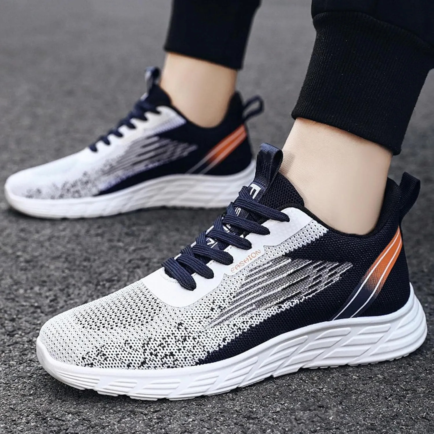 Breathable Slip On Shoes for Men Comfortable Breathable Lightweight Tennis Shoe Business Casual Versatile Shoes