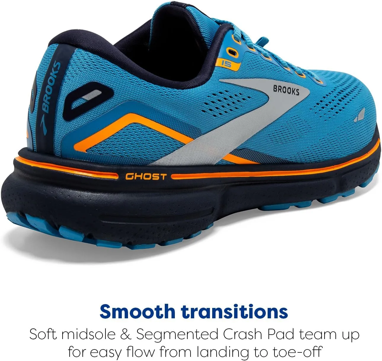 Brooks Men's Ghost 15 GTX Waterproof Neutral Running Shoe