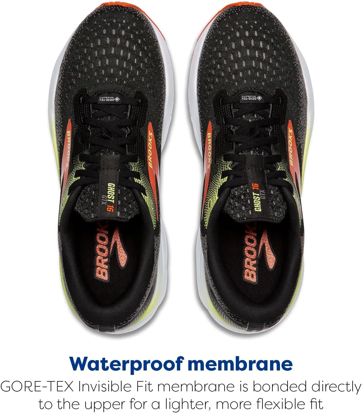 Brooks Men's Ghost 16 GTX Waterproof Neutral Running Shoe