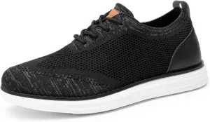 Bruno Marc Men's KnitFlex Breeze Mesh Sneakers Oxfords Lace-Up Lightweight Casual Walking Shoes