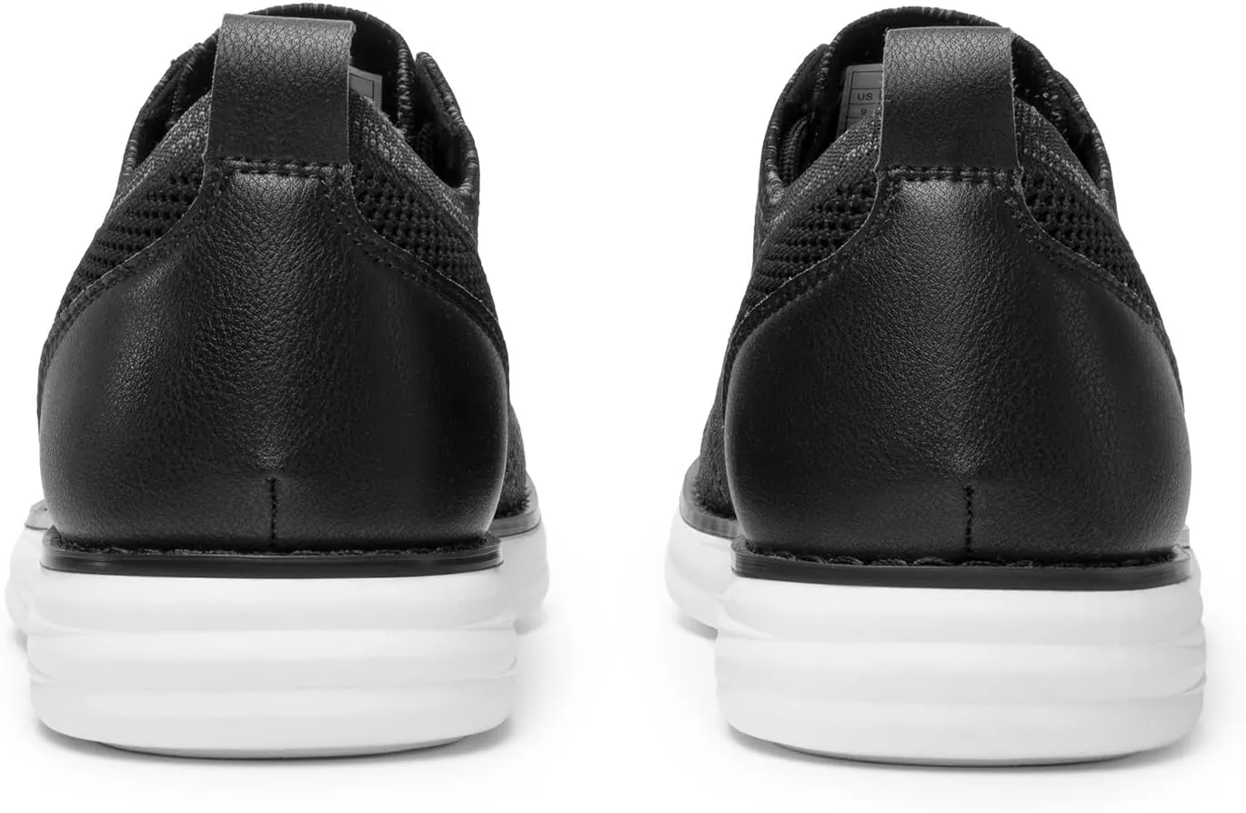 Bruno Marc Men's KnitFlex Breeze Mesh Sneakers Oxfords Lace-Up Lightweight Casual Walking Shoes